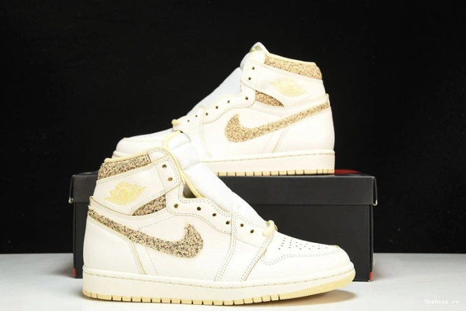 OG Craft Of  FD8631-100  Retro Jordan Vibrations 1 High Naija  0125